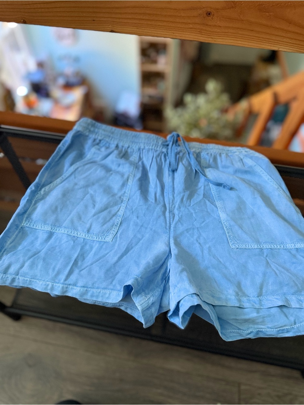O'Neill Light Blue Women's Drawstring Shorts